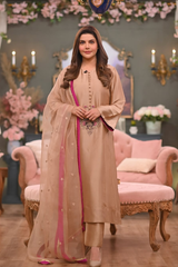 Sheesha Champagne Gold Kurta Set