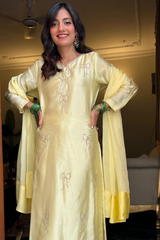Mahira-Silk Kaftan Set