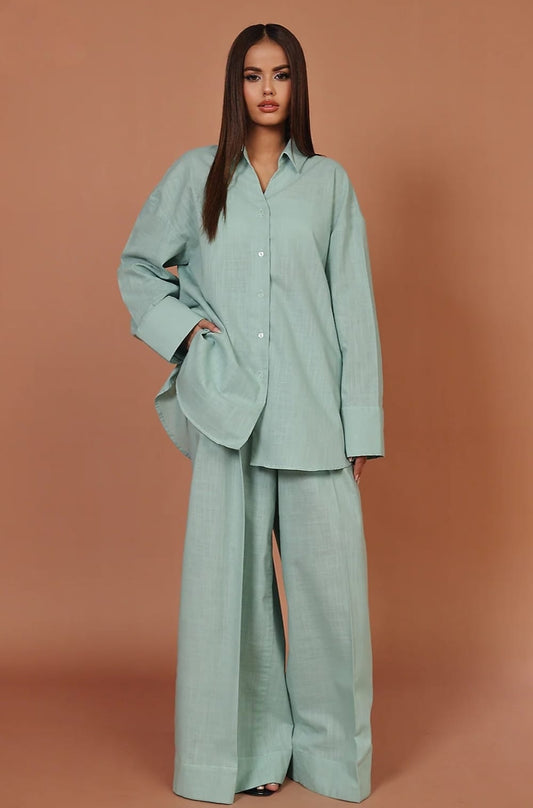 Plume Mint Green Co-ord Set