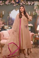 Sheesha Champagne Gold Kurta Set
