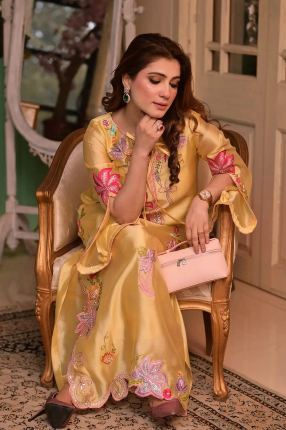 Solea Silk Kaftan Set