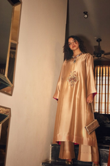 Sheesha Champagne Gold Kurta Set